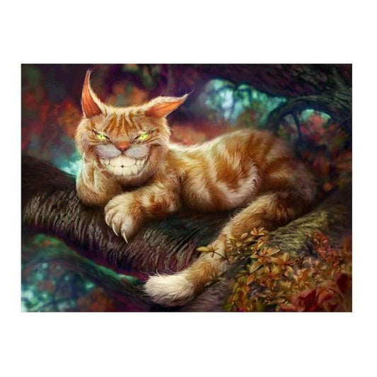 Oil Painting Style Cat 5d Diy Cross Stitch Diamond Painting Kits QB7026