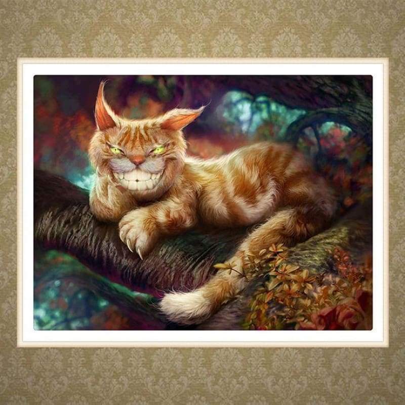 Oil Painting Style Cat 5d Diy Cross Stitch Diamond Painting Kits QB7026