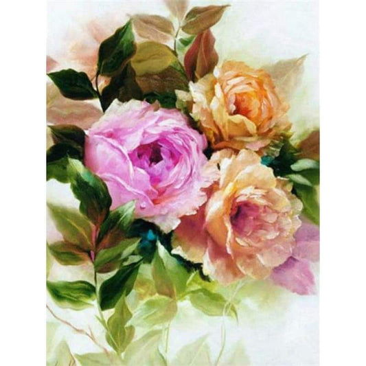 Oil Painting Style Decor Flower 5d Diamond Painting Kits VM8578