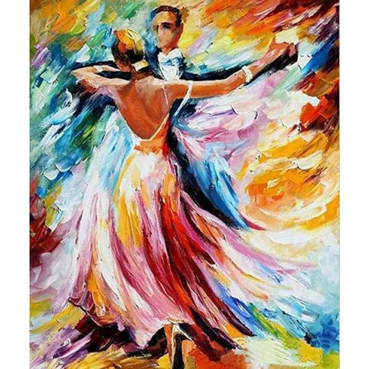 Oil Painting Style Full Drill Dancer 5d Diy Diamond Painting Kits NA0913