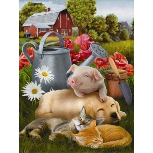 Special Farm Animal Pattern 5d Diy Diamond Painting Kits VM96168
