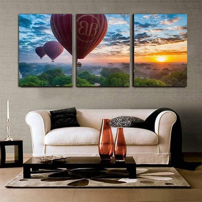 3PCS Balloon Diy Paint By Numbers Kits VM96063 - 3x4050