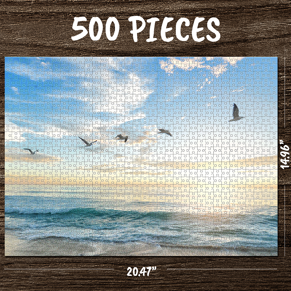 Custom Jigsaw Puzzle From Photo 200, 300, 500, 1000, 1500, 2000 Piece Jigsaw