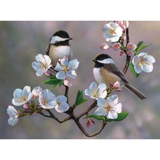 5D DIY New Hot Sale Couple Bird Diamond Painting Cross Stitch Kits VM20444