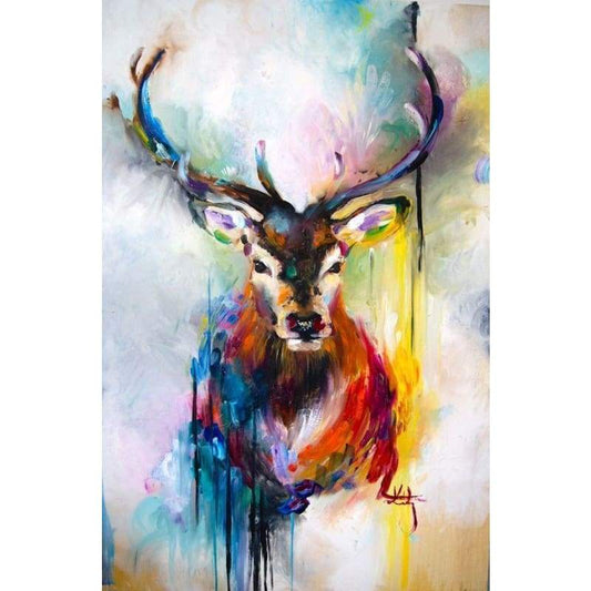 5D DIY Diamond Painting Colored Deer Embroidery Cross Stitch Mosaic Art