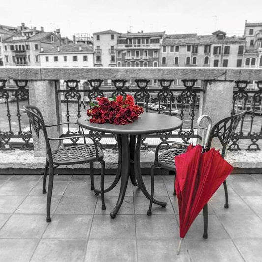 5D DIY Diamond Painting Red Roses Umbrella Cross Stitch Rhinestone Mosaic