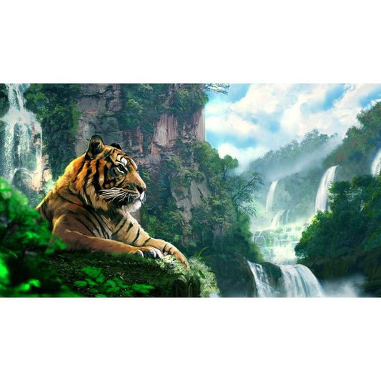 5D DIY Diamond Painting Tiger Embroidery Cross Stitch Rhinestone Mosaic Art