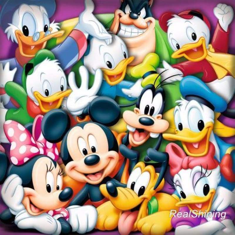 Cartoon Gang Disney - Full Drill Diamond Painting - NEEDLEWORK KITS