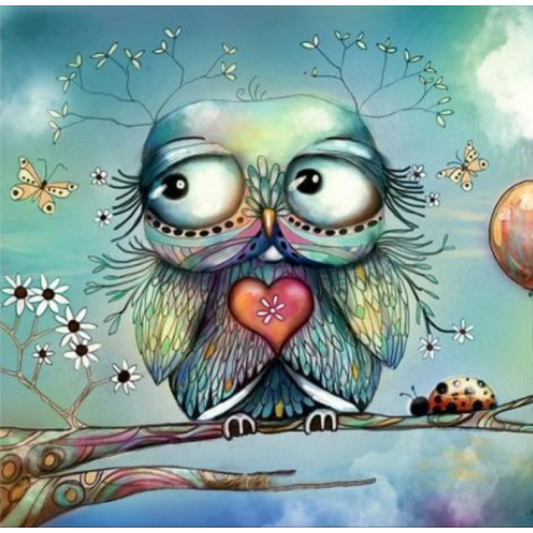 Cartoon Owl Disney - Full Drill Diamond Painting - NEEDLEWORK KITS