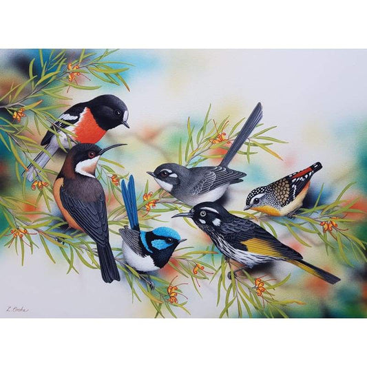 My Garden Birds - Full Drill Diamond Painting Kit - NEEDLEWORK KITS