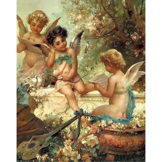 Angel Diy Paint By Numbers Kits ZXQ2279 - NEEDLEWORK KITS