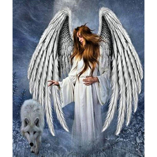 Angel Diy Paint By Numbers Kits ZXQ3829 - NEEDLEWORK KITS