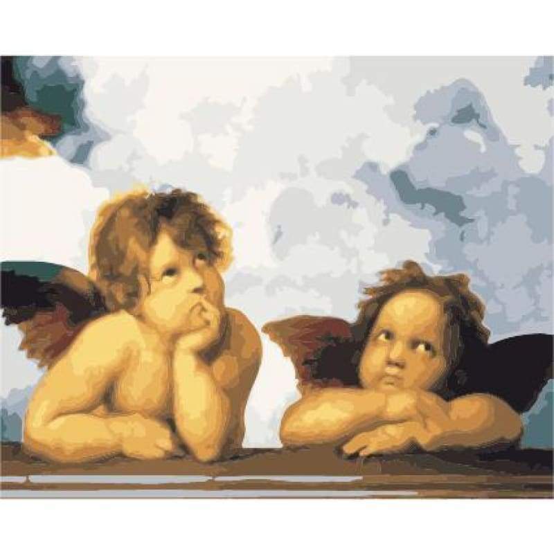 Angel Paint by Numbers Kits DIY ZXE203-22 - NEEDLEWORK KITS