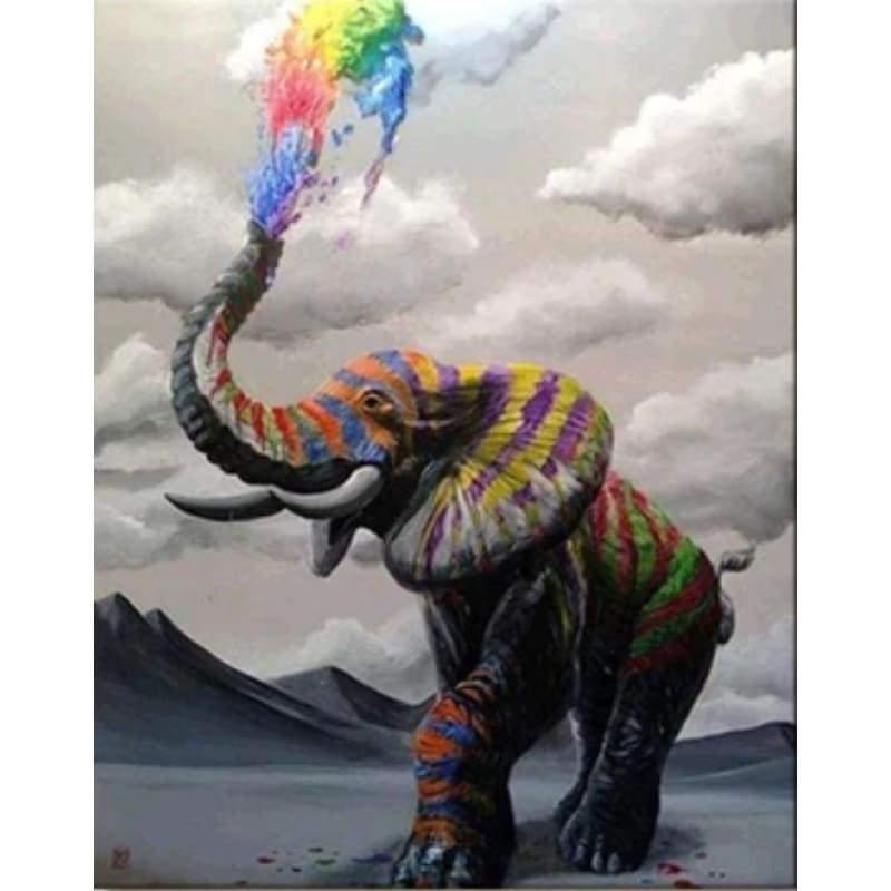 Animal Elephant Diy Paint By Numbers Kits PBN92292 - NEEDLEWORK KITS