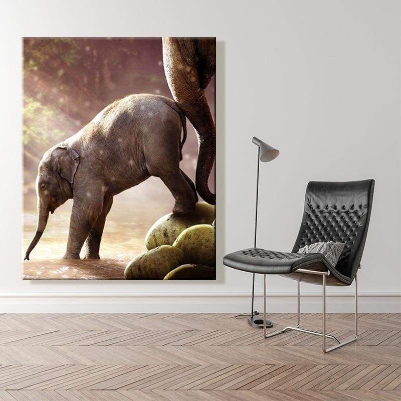 Animal Elephant Diy Paint By Numbers Kits VM92287 - NEEDLEWORK KITS