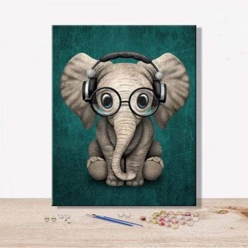 Animal Elephant Diy Paint By Numbers Kits VM92294 - NEEDLEWORK KITS