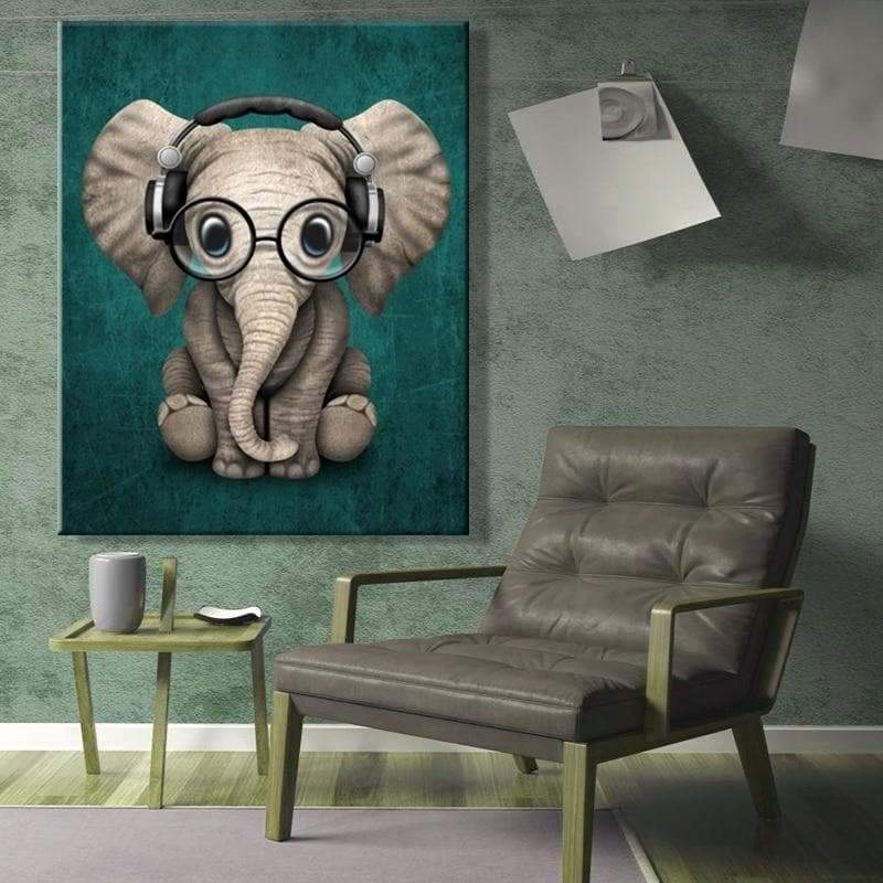 Animal Elephant Diy Paint By Numbers Kits VM92294 - NEEDLEWORK KITS