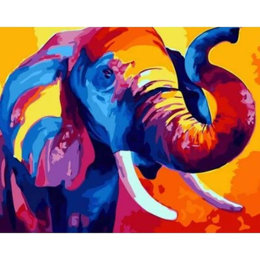 Animal Elephant Diy Paint By Numbers Kits ZXQ2583 - NEEDLEWORK KITS