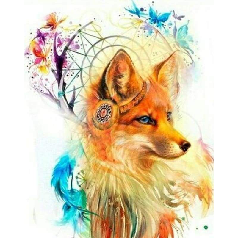 Animal Fox Diy Paint By Numbers Kits PBN90752 - NEEDLEWORK KITS