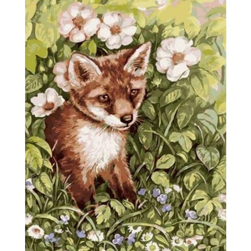 Animal Fox Diy Paint By Numbers Kits ZXQ2514 - NEEDLEWORK KITS