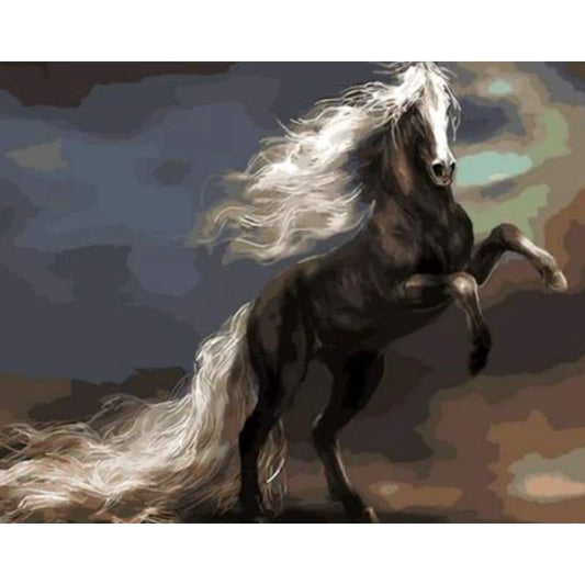 Animal Horse Diy Paint By Numbers Kits ZXQ1675 - NEEDLEWORK KITS