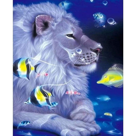 Animal Lion Paint By Numbers Kits PBN90987 - NEEDLEWORK KITS