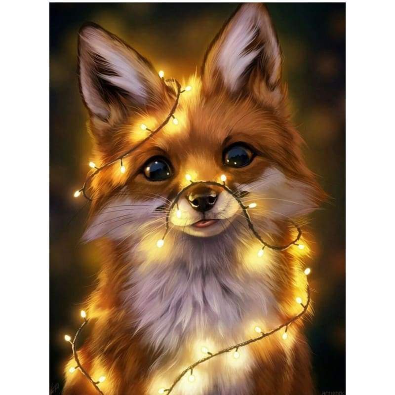 Animal Little Fox Diy Paint By Numbers Kits VM91634 - NEEDLEWORK KITS