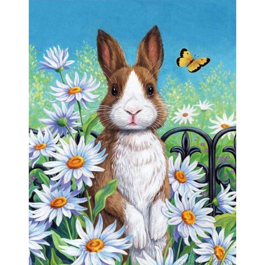 Animal Rabbit Diy Paint By Numbers Kits VM95559 - NEEDLEWORK KITS