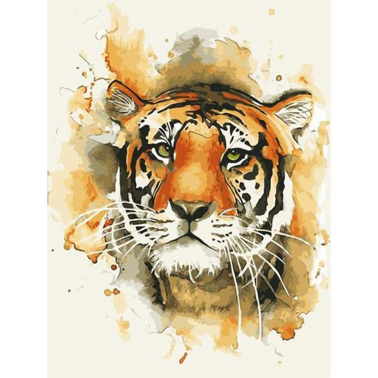 Animal Tiger Diy Paint By Numbers Kits WM-439 - NEEDLEWORK KITS