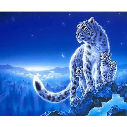 Animal Tiger Diy Paint By Numbers Kits ZXQ3320 - NEEDLEWORK KITS