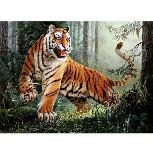 Animal Tiger Paint By Numbers Kits PBN90981 - NEEDLEWORK KITS