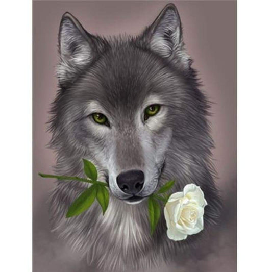 Animal Wolf Diy Paint By Numbers Kits PBN91620 - NEEDLEWORK KITS