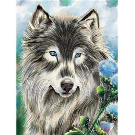 Animal Wolf Diy Paint By Numbers Kits VM91741 - NEEDLEWORK KITS
