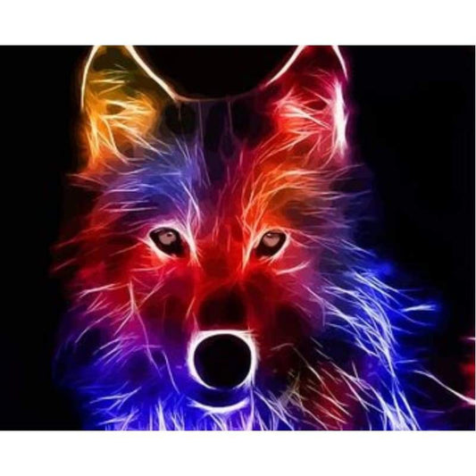 Animal Wolf Diy Paint By Numbers Kits ZXQ2795 - NEEDLEWORK KITS