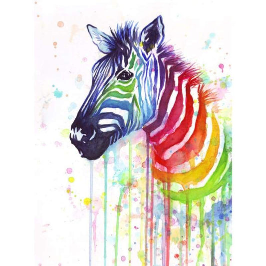 Animal Zebra Diy Paint By Numbers PBN90459 - NEEDLEWORK KITS