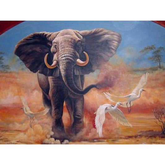 Animals Elephant Paint By Numbers Kits PBN90652 - NEEDLEWORK KITS