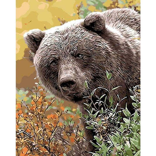 Bear Diy Paint By Numbers Kits PBN95731 - NEEDLEWORK KITS