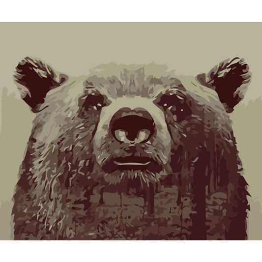 Bear Diy Paint By Numbers Kits SY-4050-014 - NEEDLEWORK KITS