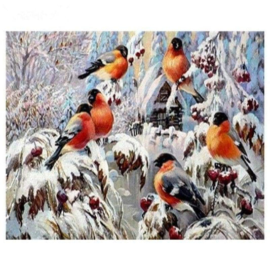 Bird Diy Paint By Numbers Kits PBN90927 - NEEDLEWORK KITS