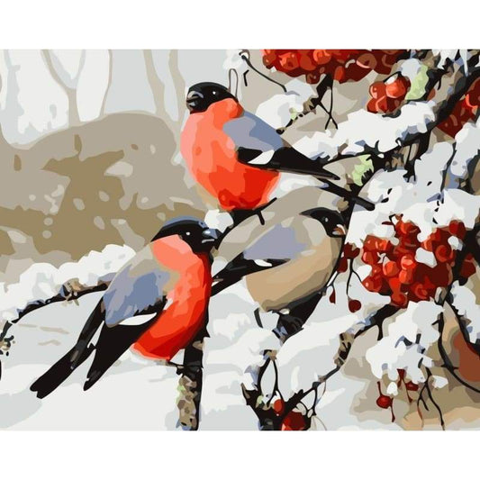 Bird Diy Paint By Numbers Kits SY-4050-027 - NEEDLEWORK KITS