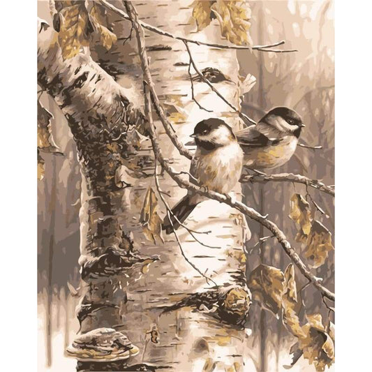 Bird Diy Paint By Numbers Kits WM-077 - NEEDLEWORK KITS