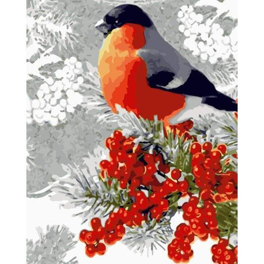 Bird Diy Paint By Numbers Kits WM-735 - NEEDLEWORK KITS