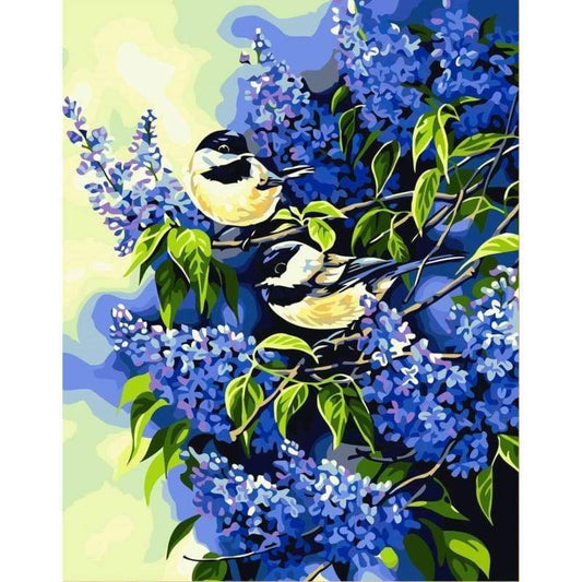 Bird Diy Paint By Numbers Kits YM-4050-013 - NEEDLEWORK KITS