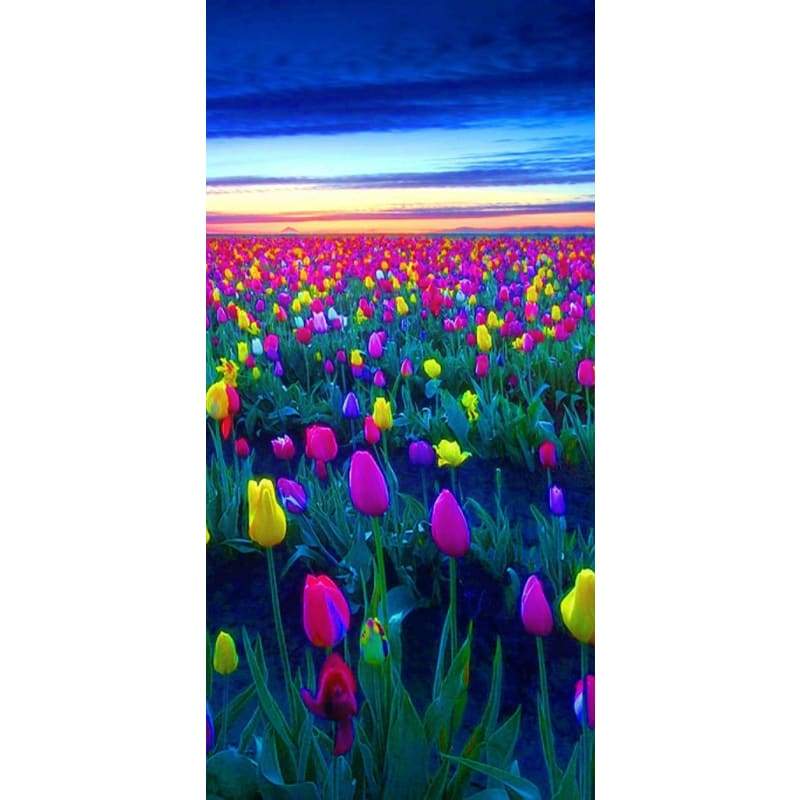 Bright Tulips - Full Drill Diamond Painting - Special Order 