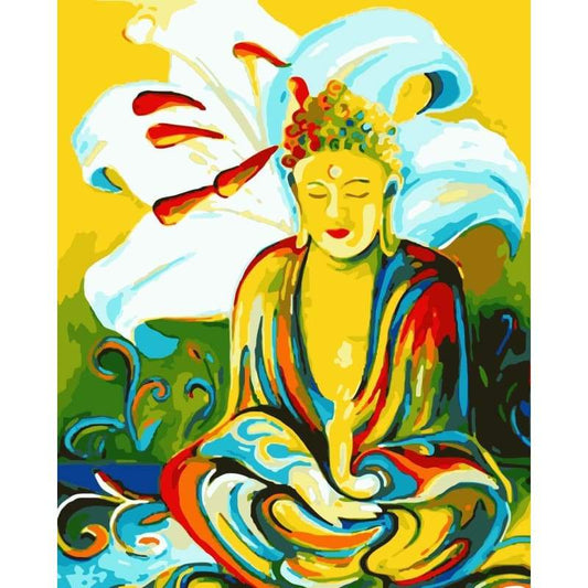 Buddha Diy Paint By Numbers Kits WM-360 - NEEDLEWORK KITS