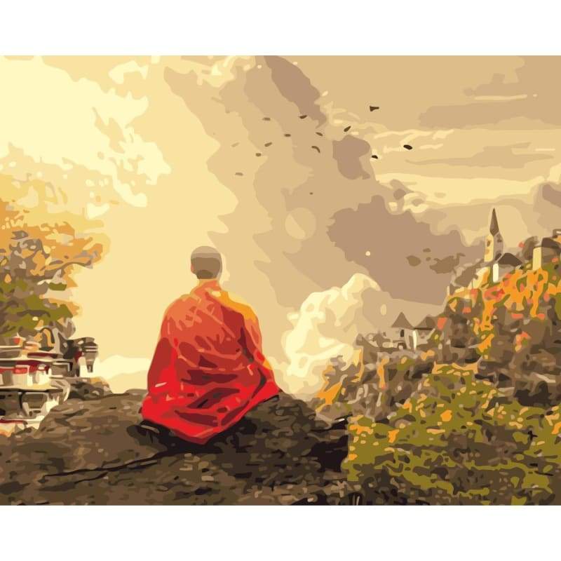 Buddha Diy Paint By Numbers Kits WM-604 - NEEDLEWORK KITS