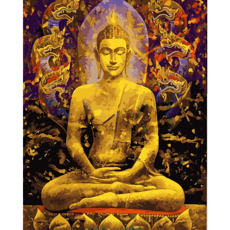 Buddha Diy Paint By Numbers Kits WM-750 - NEEDLEWORK KITS