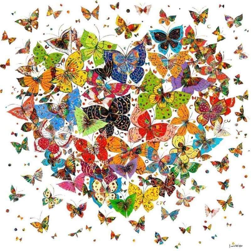 Butterflies Diy Paint By Numbers Kits VM95625 - NEEDLEWORK KITS