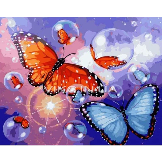 Butterfly Diy Paint By Numbers Kits PBN95233 - NEEDLEWORK KITS