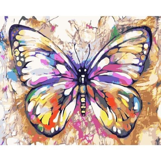 Butterfly Diy Paint By Numbers Kits WM-1737 - NEEDLEWORK KITS